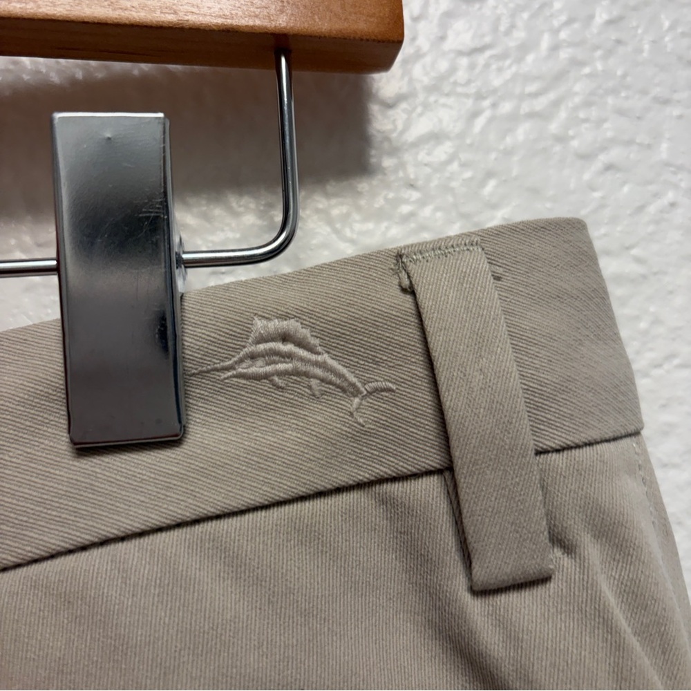 NEW with Tags Tommy Bahama St. Thomas Silk trousers Men’s Size 33x30 Khaki - Picture 8 of 12
